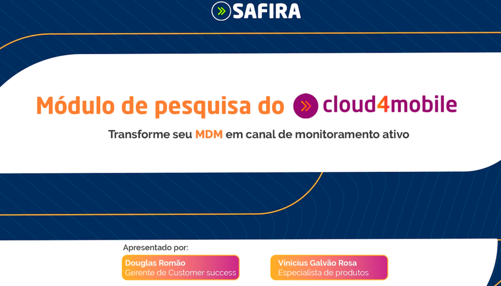 Módulo de pesquisa do cloud4mobile (MDM)